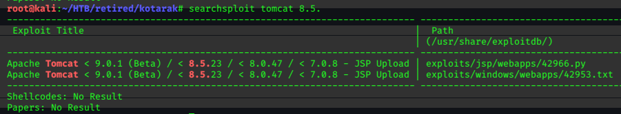 tomcat-searchsploit